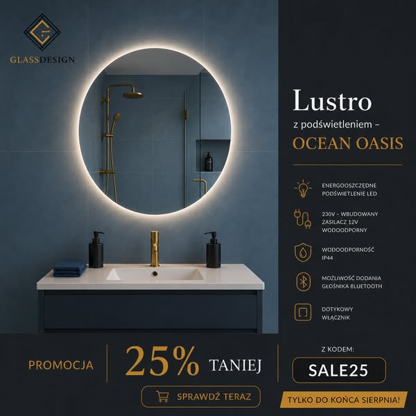 Lustro OCEAN OASIS taniej o 25%