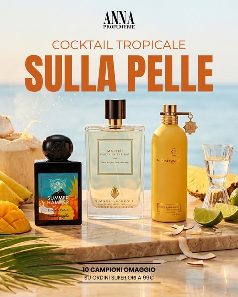 10 campioni + Travel Spray 5 ml omaggio a scelta