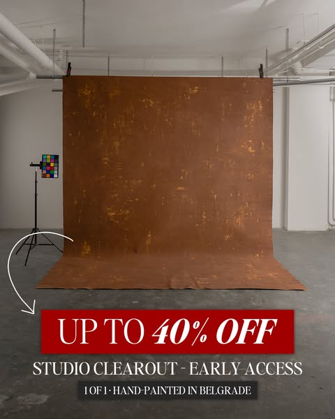Studio Clearout, up to 40% off