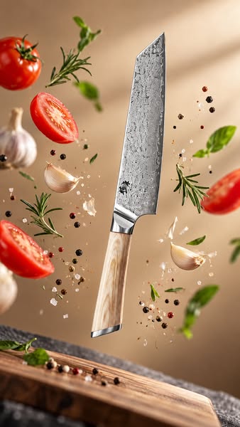 Ultra-Sharp Japanese Damascus Chef Knives On Sale