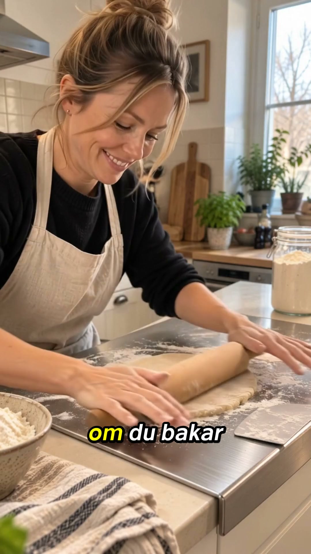 Bakbrädan som ligger still när du kavlar