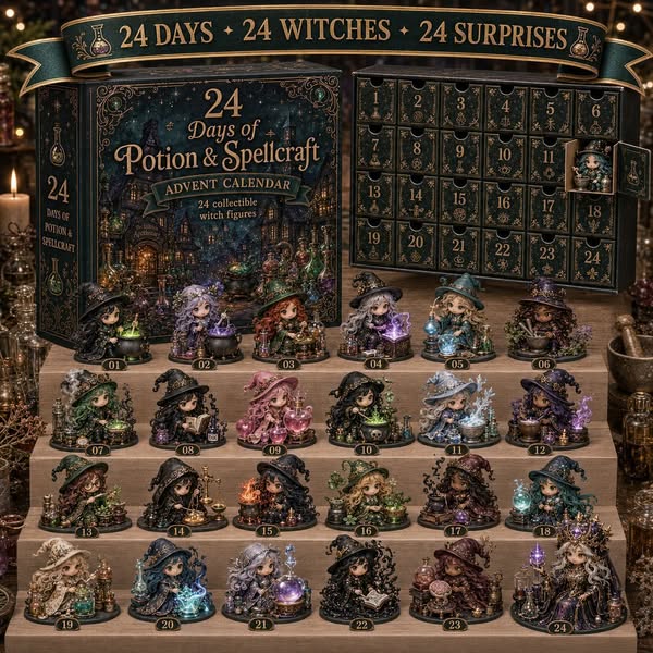 24 Days of Witchy Magic – 2026 Potion & Spellcraft Advent Calenda