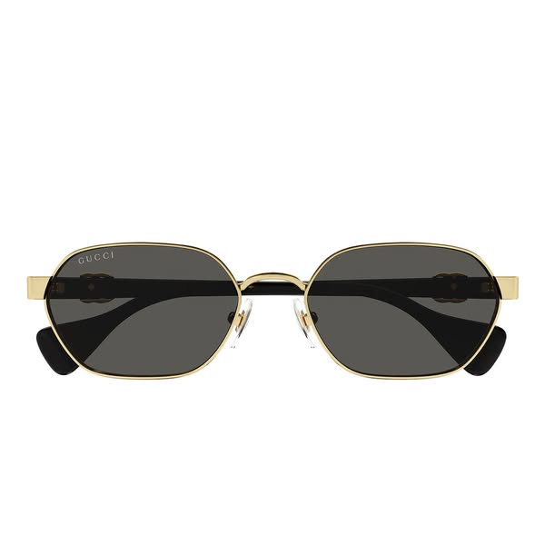 Gucci Occhiali da Sole GG1593S 001 Oro/Grigio Scuro Unisex