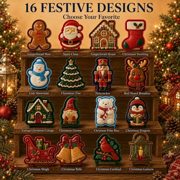 Christmas Baking Moulds – 9 Festive Designs