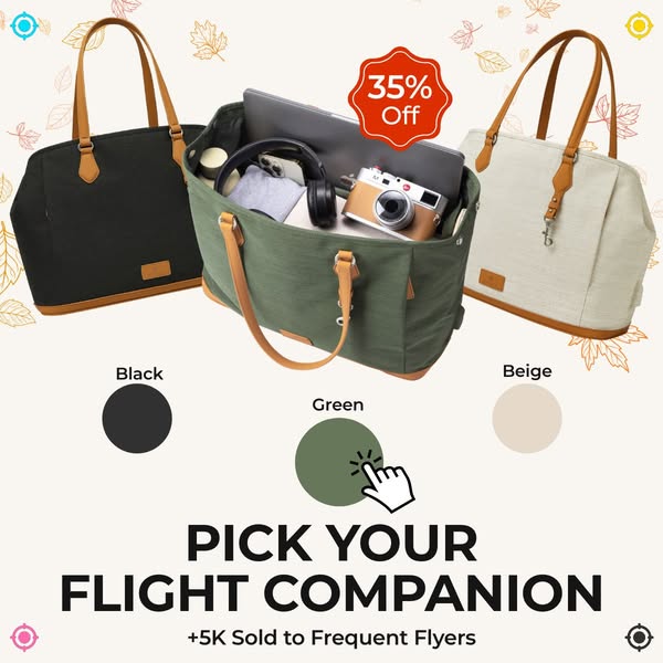 Frequent Flyers Love It — 35% OFF Before It Takes Off!