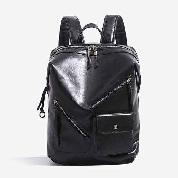 Leather Commuter Backpack