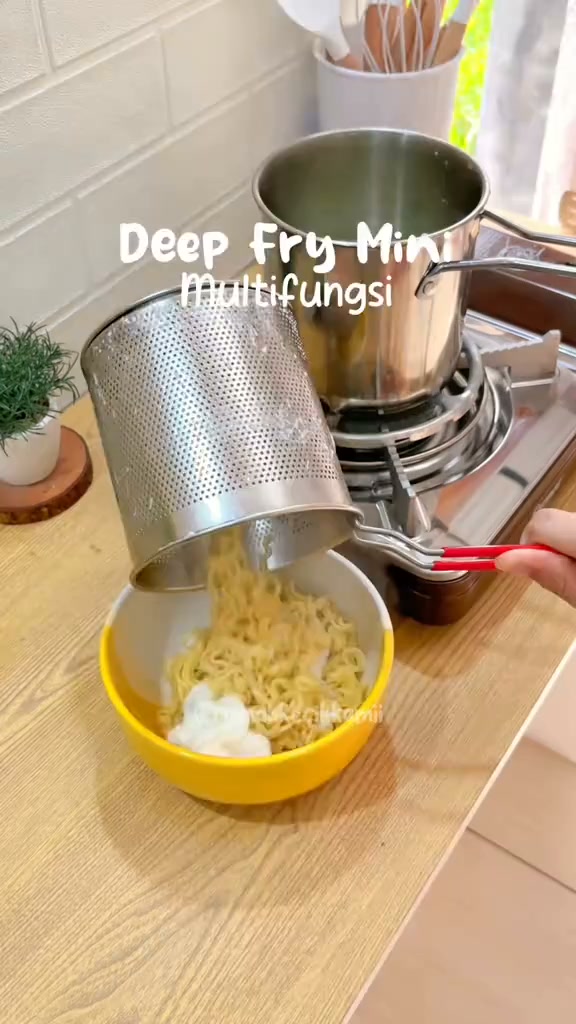 Mini Stainless Steel Fryer Set