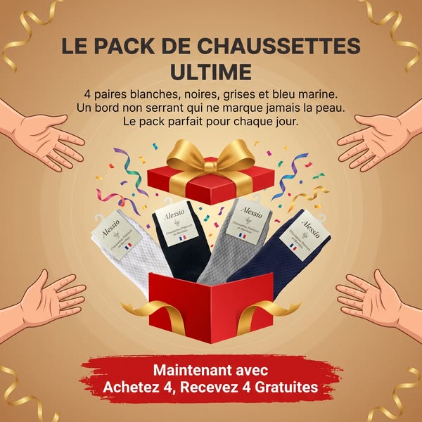 4 + 4 Paires Offertes