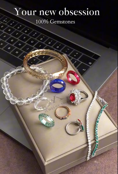 Mix rings, bangles and necklaces freely for creative stacking styles.