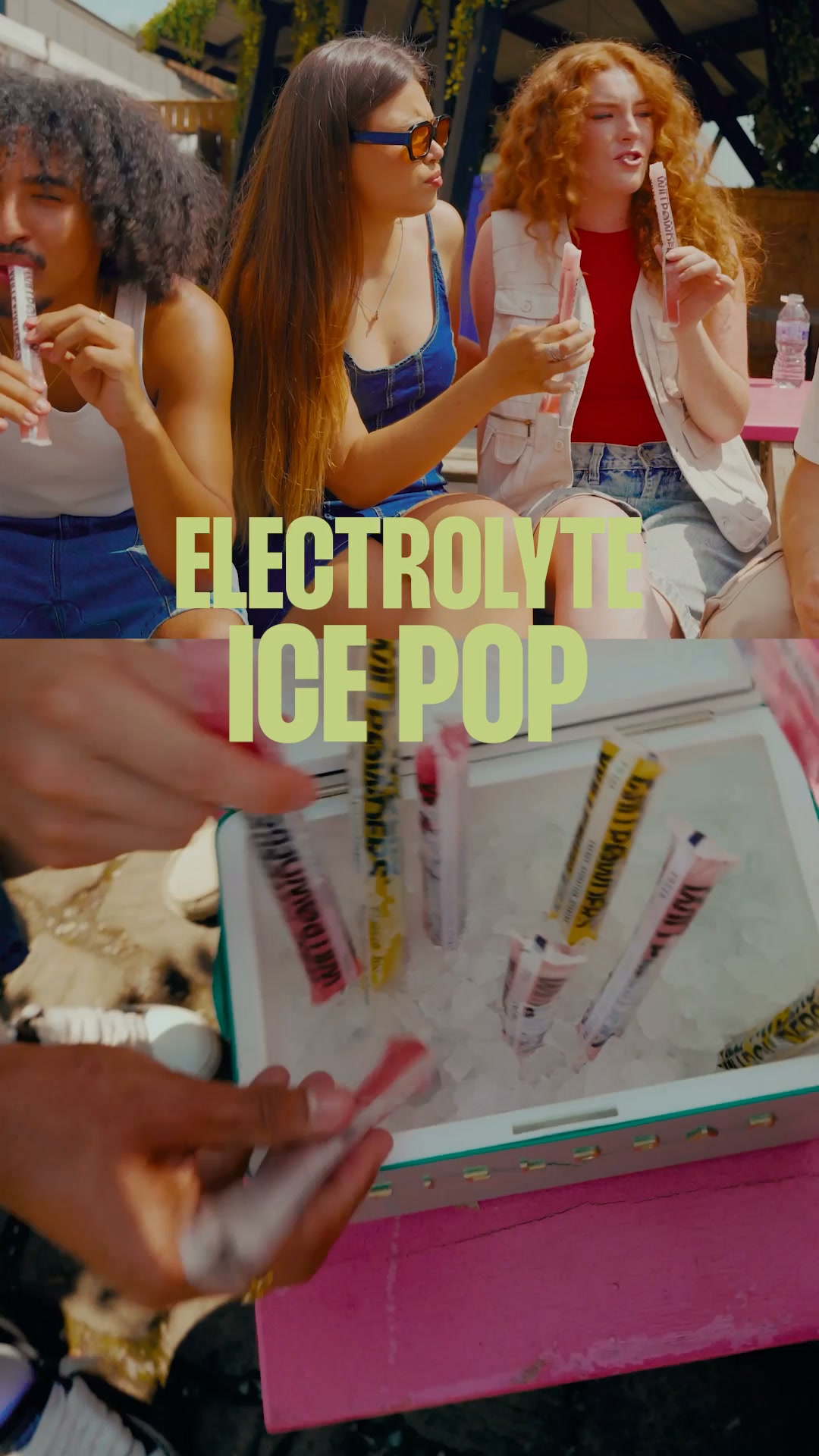 The First Electrolyte Ice Pop
