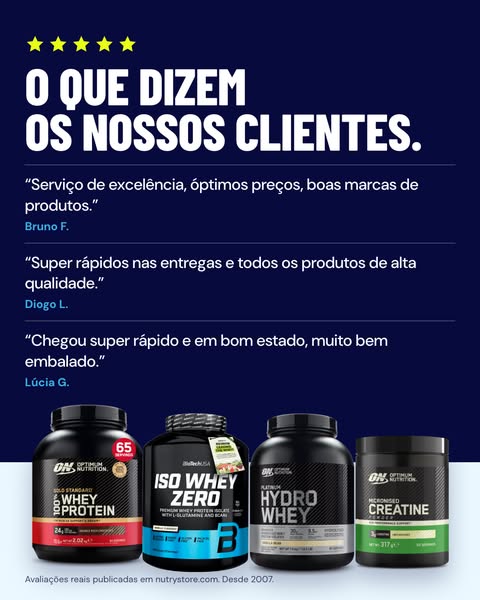 Avaliações reais de clientes
