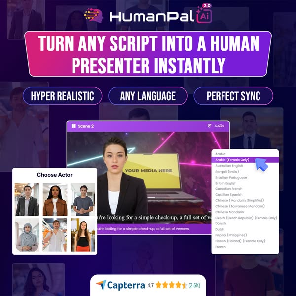 Turn Text into AI Videos With Real Humans