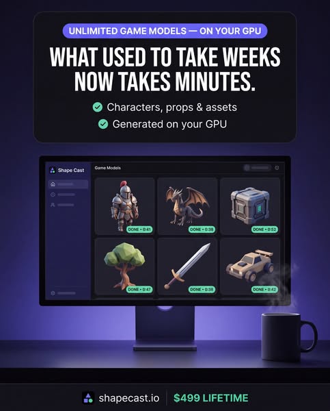 Lock In 50% OFF—Create From Text, Images & Export Straight Into Your Game!