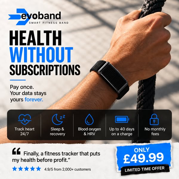 Evoband Health and Fitness Tracker