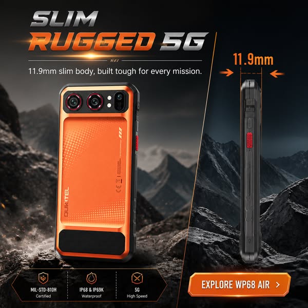 Slim. Rugged. 5G. Period.