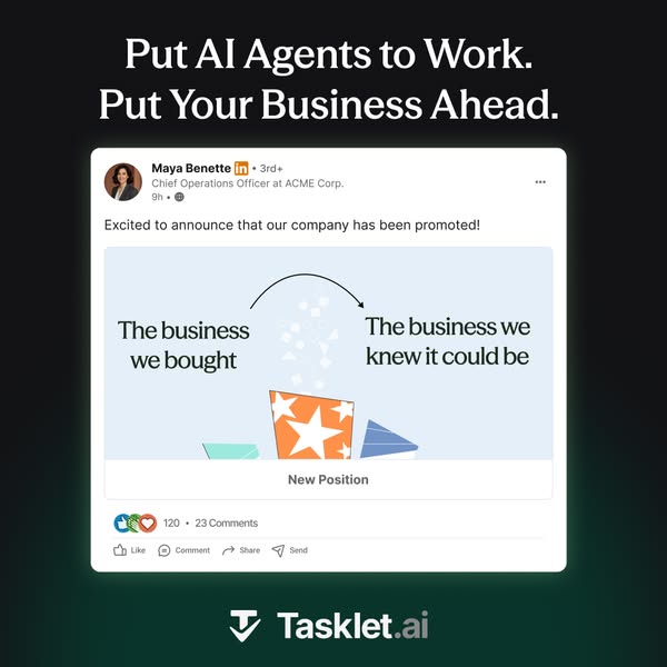 Build the business you saw in the deal
