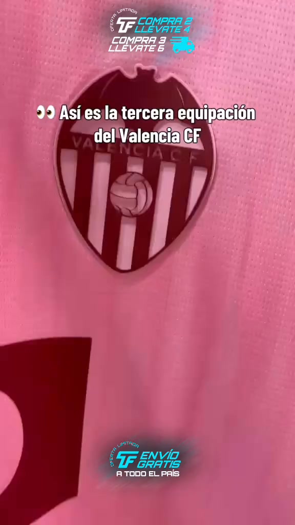 Camiseta Valencia III 26/27 — Envío gratis