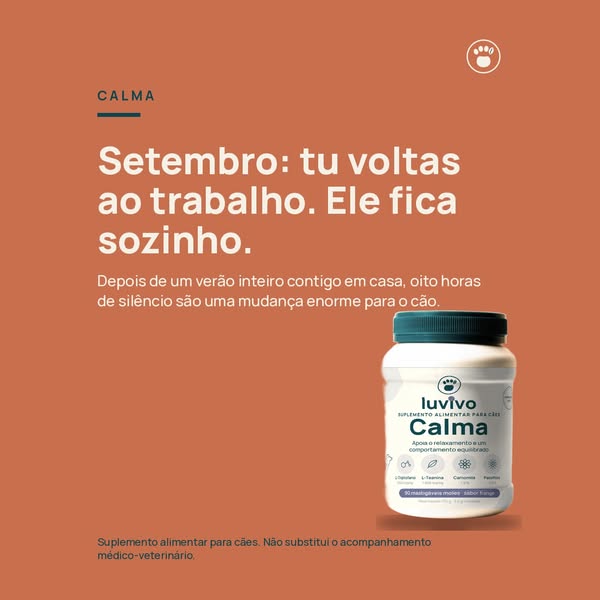 Setembro: ele fica sozinho