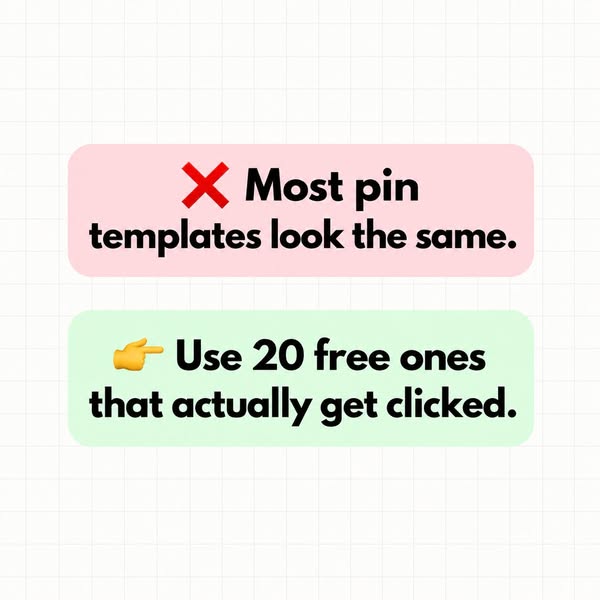 20 Free Pinterest Pin Templates