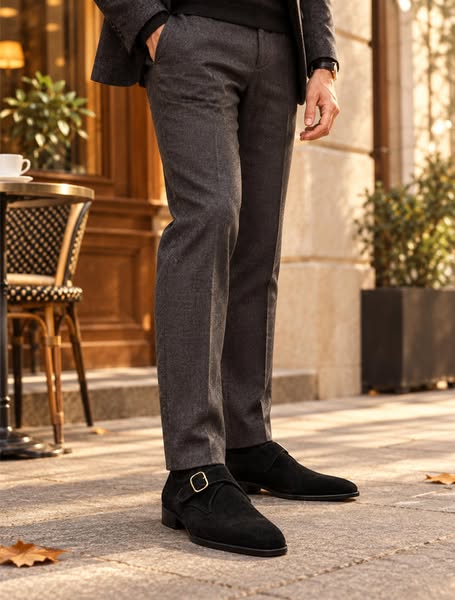 Premium Suede Monk Strap Collection