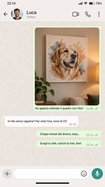 Dalla foto al ritratto in due minuti.