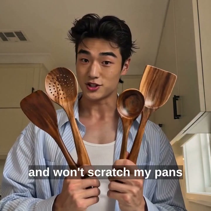 50% Off Best Selling Non-Toxic Teak Kitchen Utensils