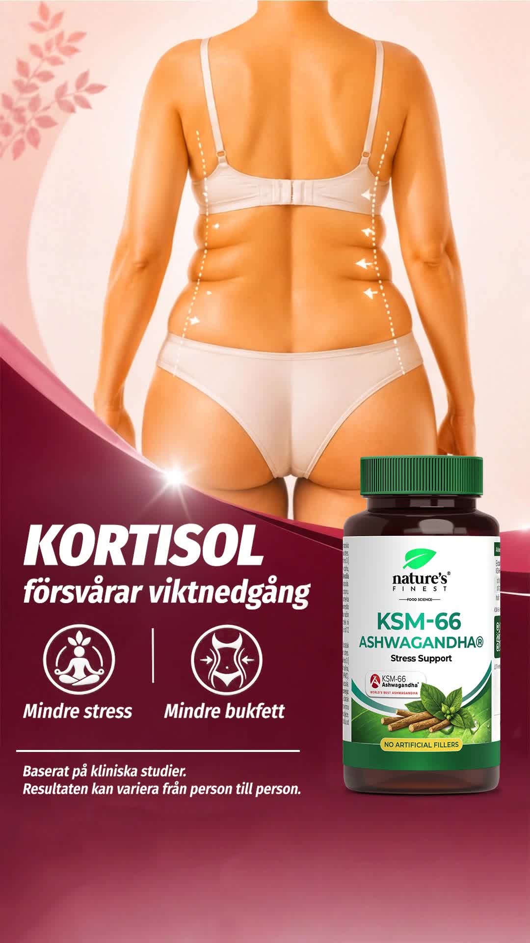Först lugna kroppen. Sedan bränn fett.