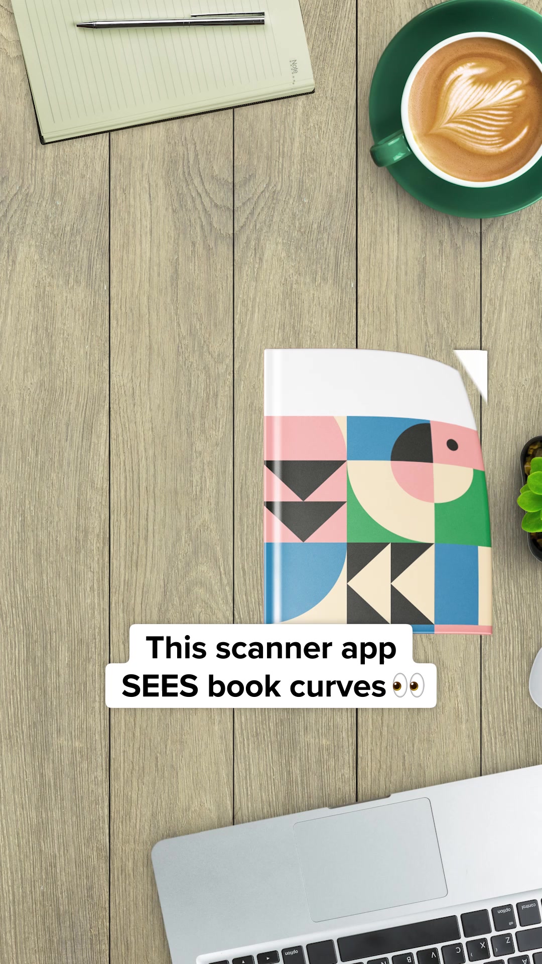 Scans TWO book pages at once.