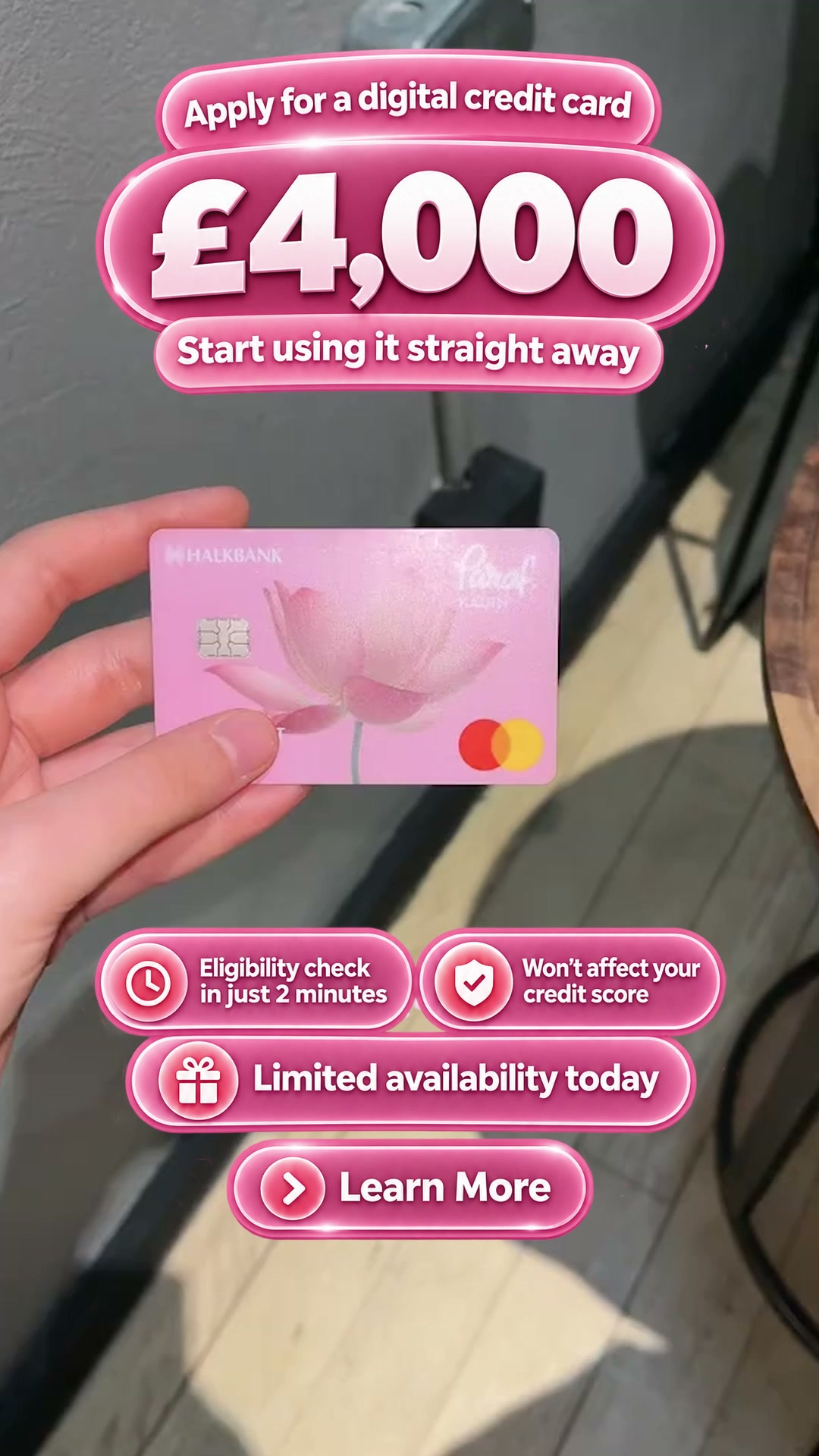 YOUR SCORE DOESN'T DEFINE YOUR FUTURE — THIS CARD DOES