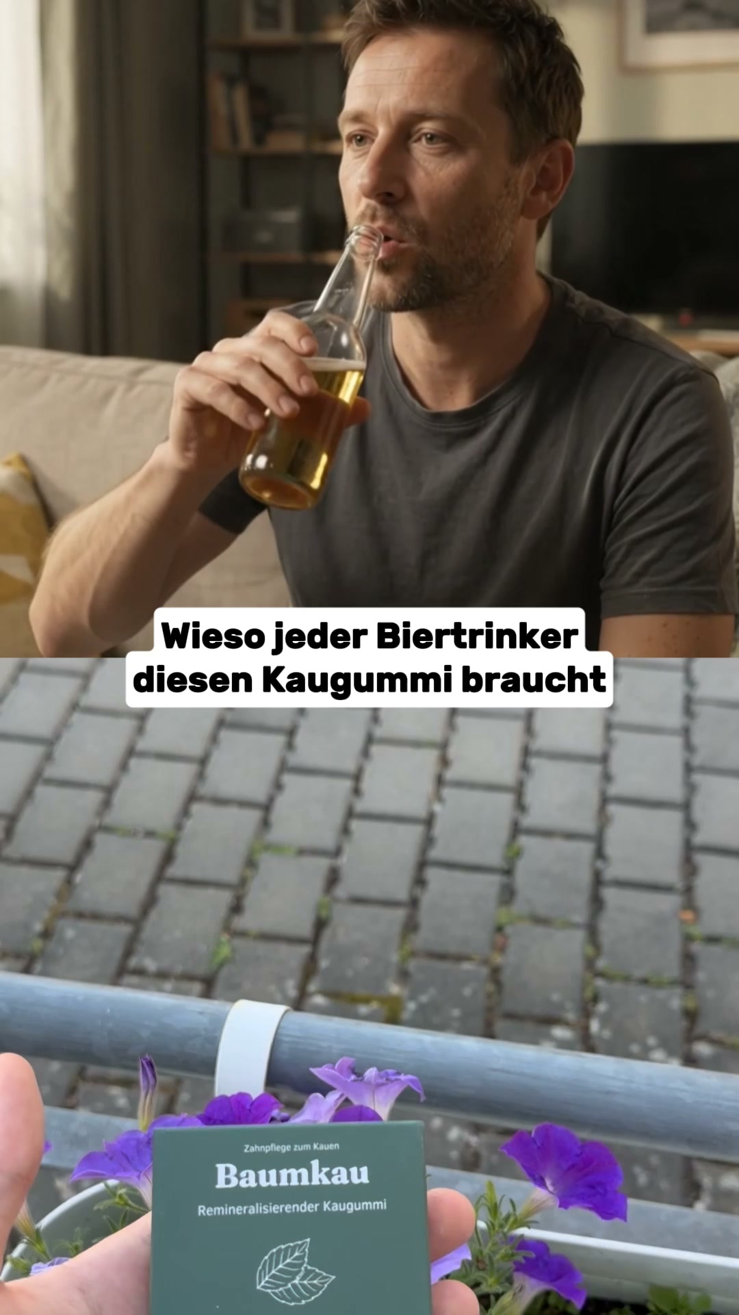 1 Kaugummi, der deine Zähne verändert.