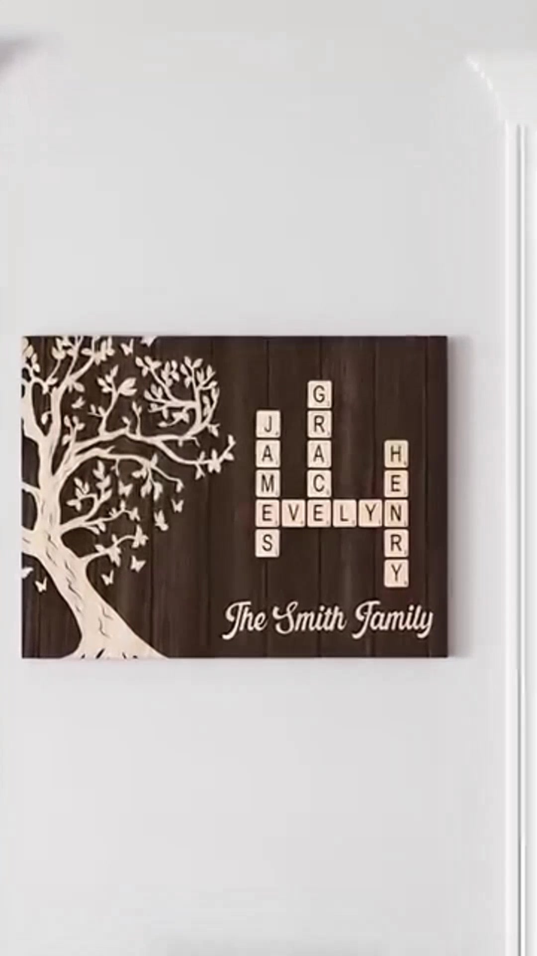 Custom Family Crossword Canvas