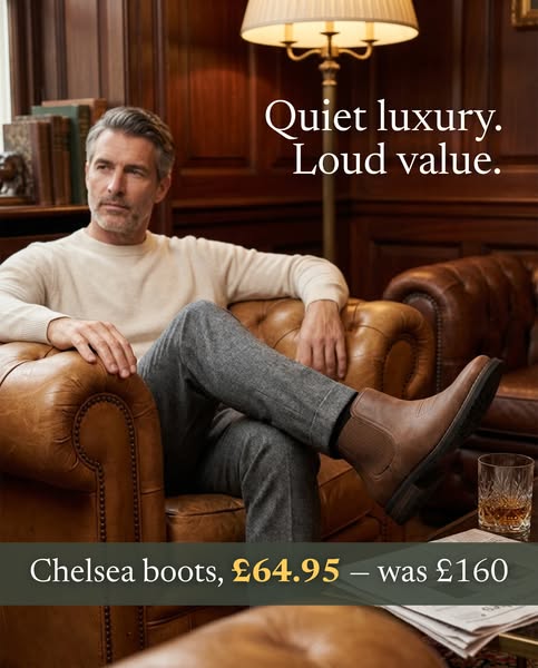 Free UK delivery · 30-day returns · Save £95