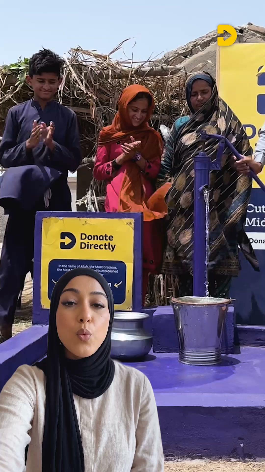 Give clean water