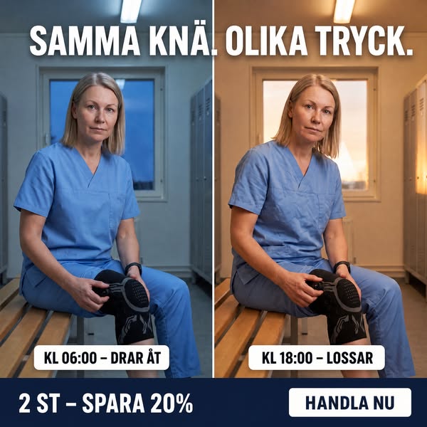 Knäortos med justerbart stöd