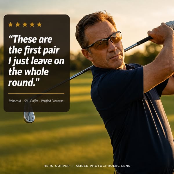 "These are the first pair I just leave on the whole round."