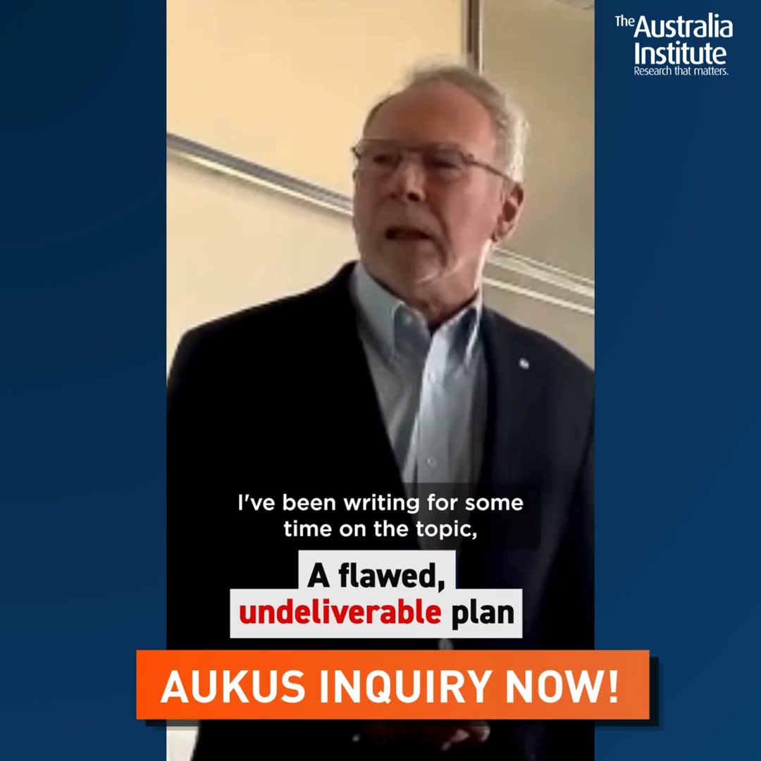 AUKUS TRANSPARENCY NOW!