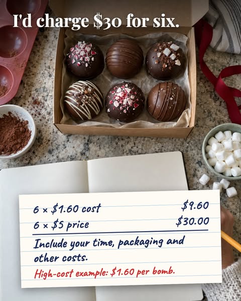 I'd charge $30. Here's the math.