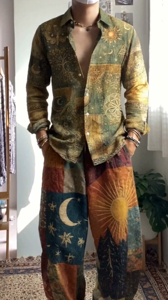 Soulfringe Men's Hippie Shirt