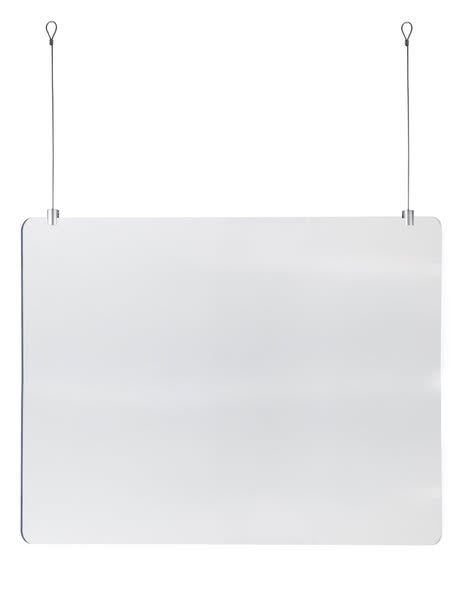 STAS hangend plexiglas scherm - diverse formaten