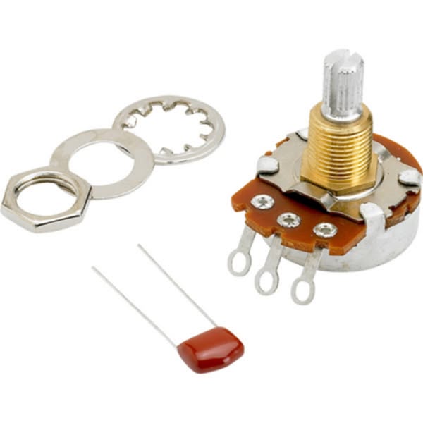 Fender Potenciómetro 500K Split Shaft para Volume/Controlo de Timbre