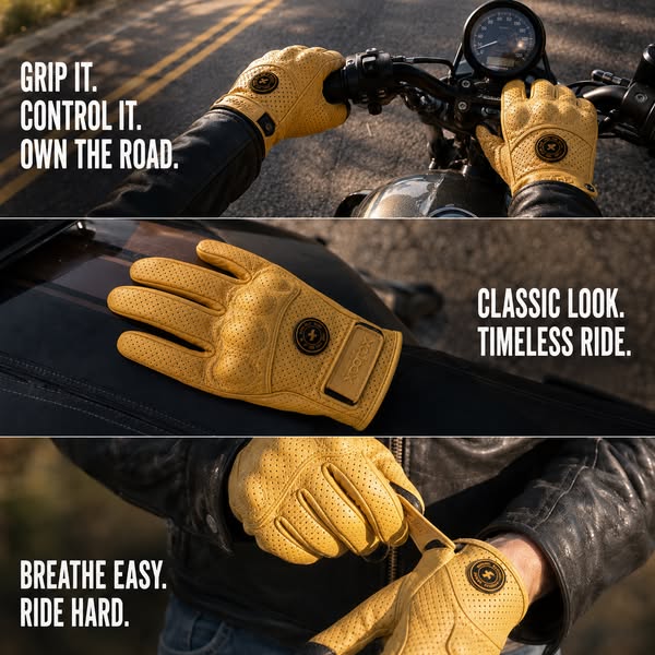 Vintage Leather Built For The Ride