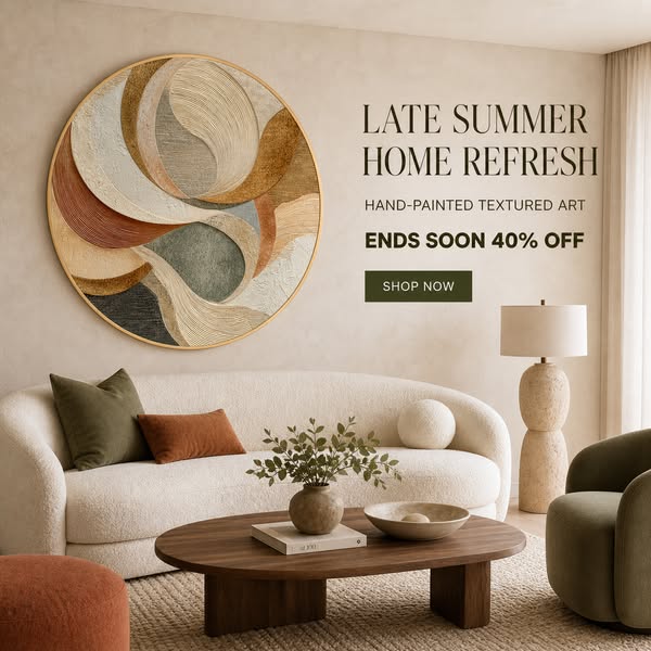 40% OFF + Try Art on Your Wall with VR
