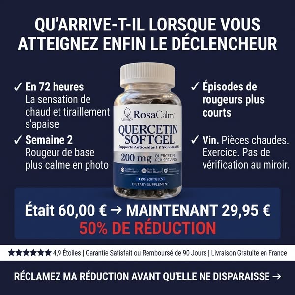 La formule à base de quercétine conçue pour aider à retrouver une peau plus calme et moins réactive, de l’intérieur
