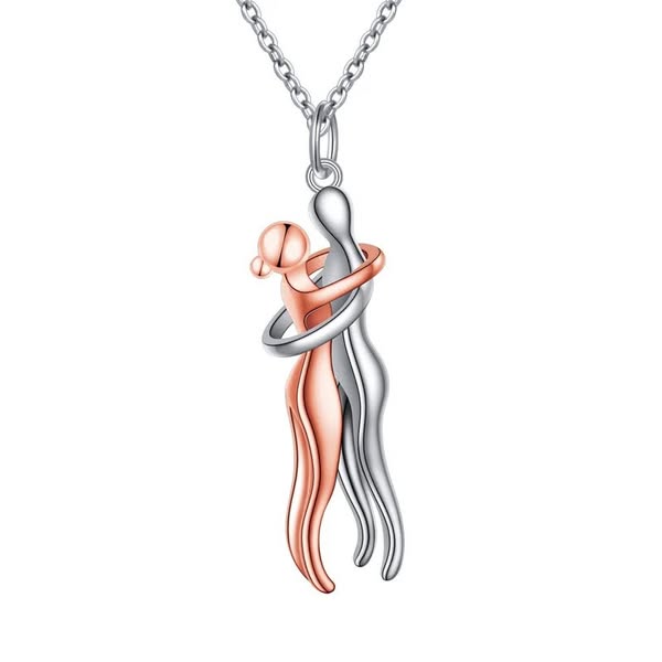 Hug Couple Necklace
