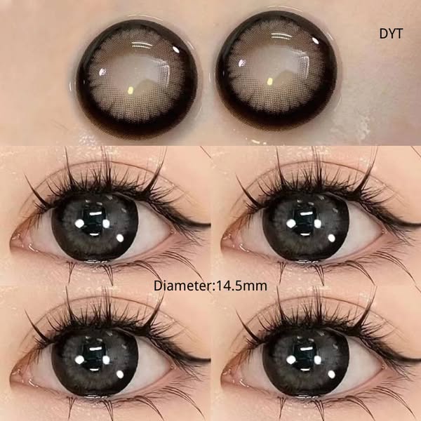 Stone Black 14.5mm Contact Lenses Stone Black--2.25