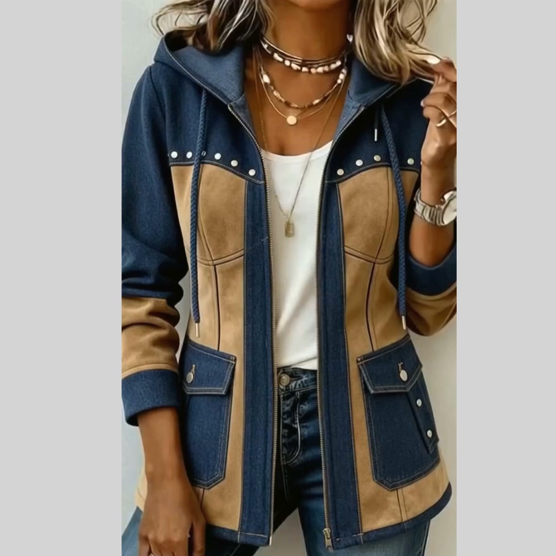 Patchwork Denim Jacket · £49.95