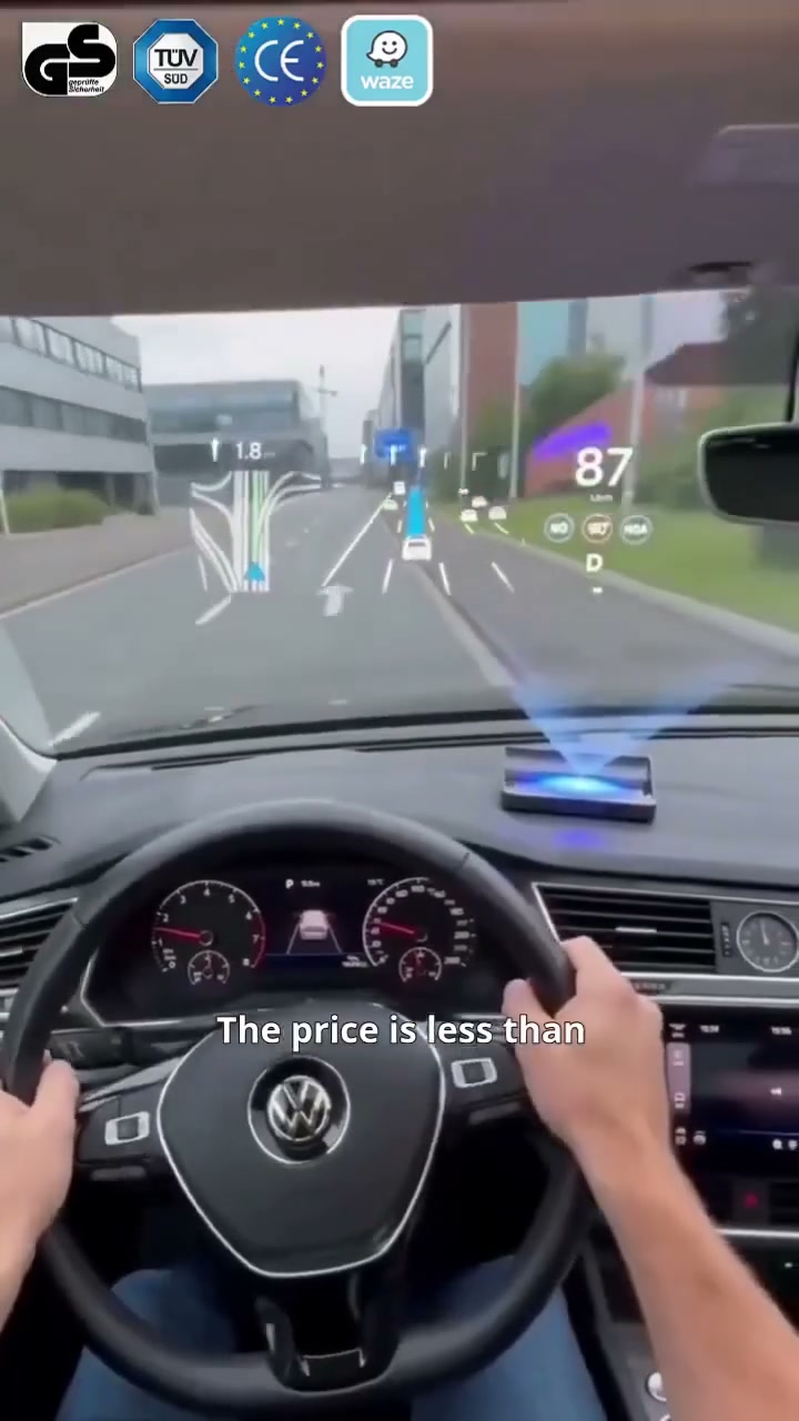 50% Off Now! Head-Up Display (HUD) GPS Digital Speedometer – Features traffic light countdown and speed camera alerts; a universal drivin