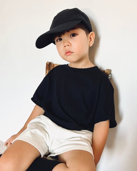 Shorts Baby & Kinder Unisex - Baumwollfleece gerader Schnitt mit weichem Bund - A Basic Brand