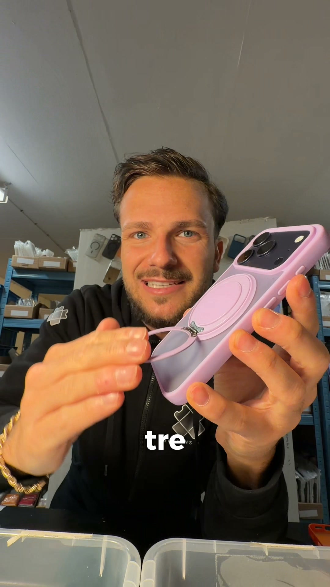 Mobilskal med 360° ring