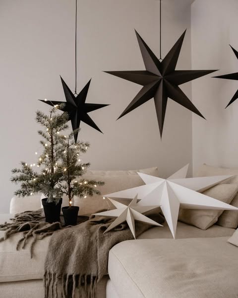 Stijlvolle kerststerren